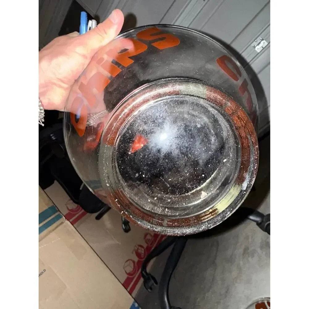 Vintage MCM Wheaton Glass Chip and Dip Bowl
